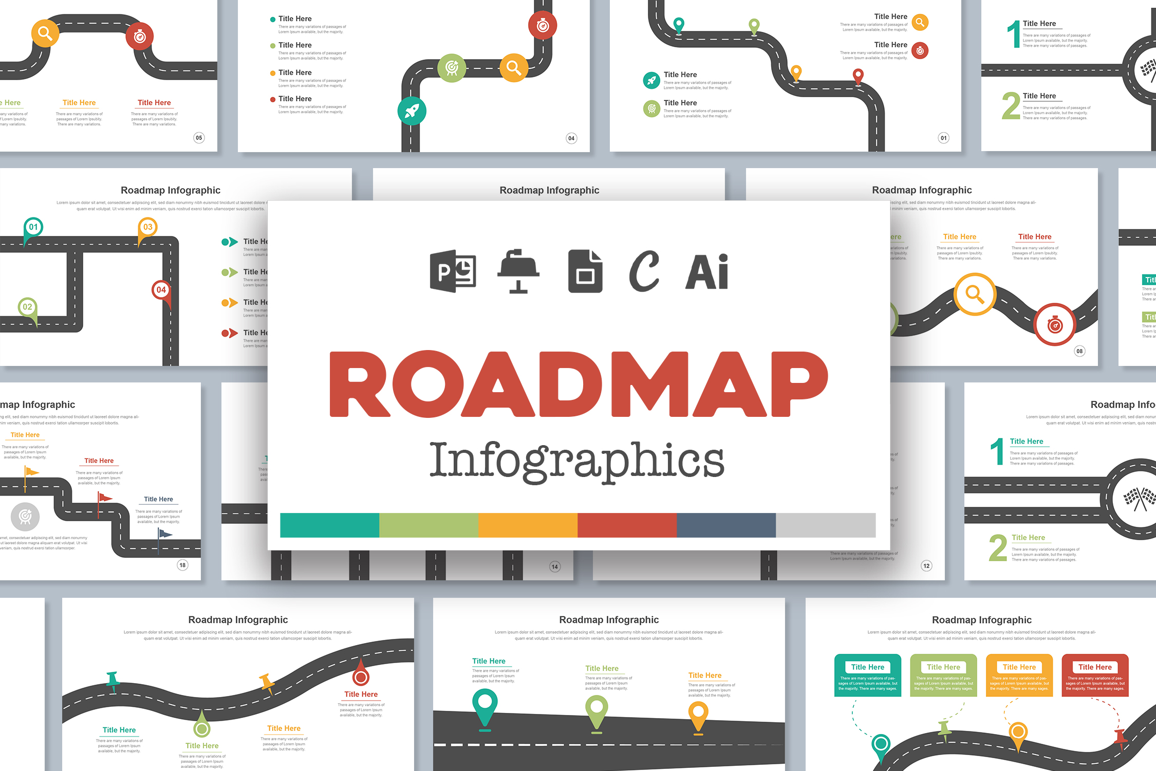 Roadmap Infographic Templates 2023