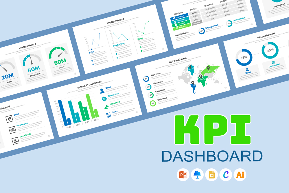 KPI Diagram Infographic Templates