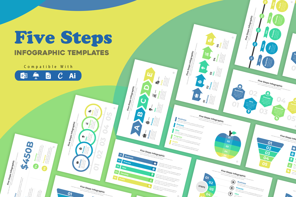 Five Steps Infographic