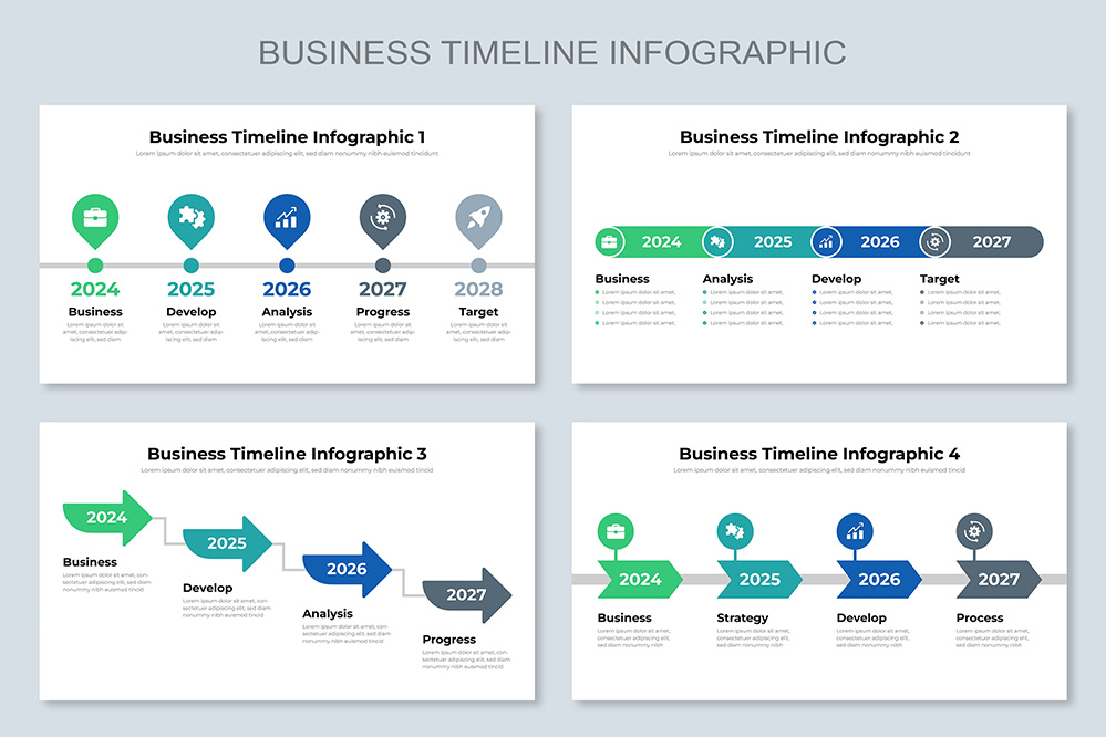 Business Timeline Infographic