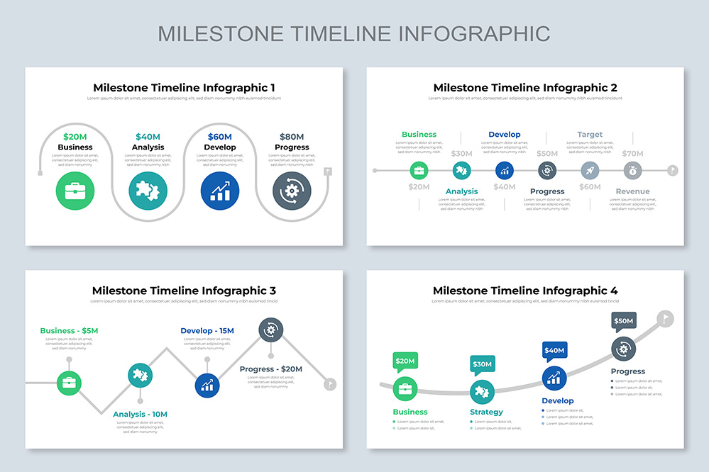 Milestone Infographic Timeline