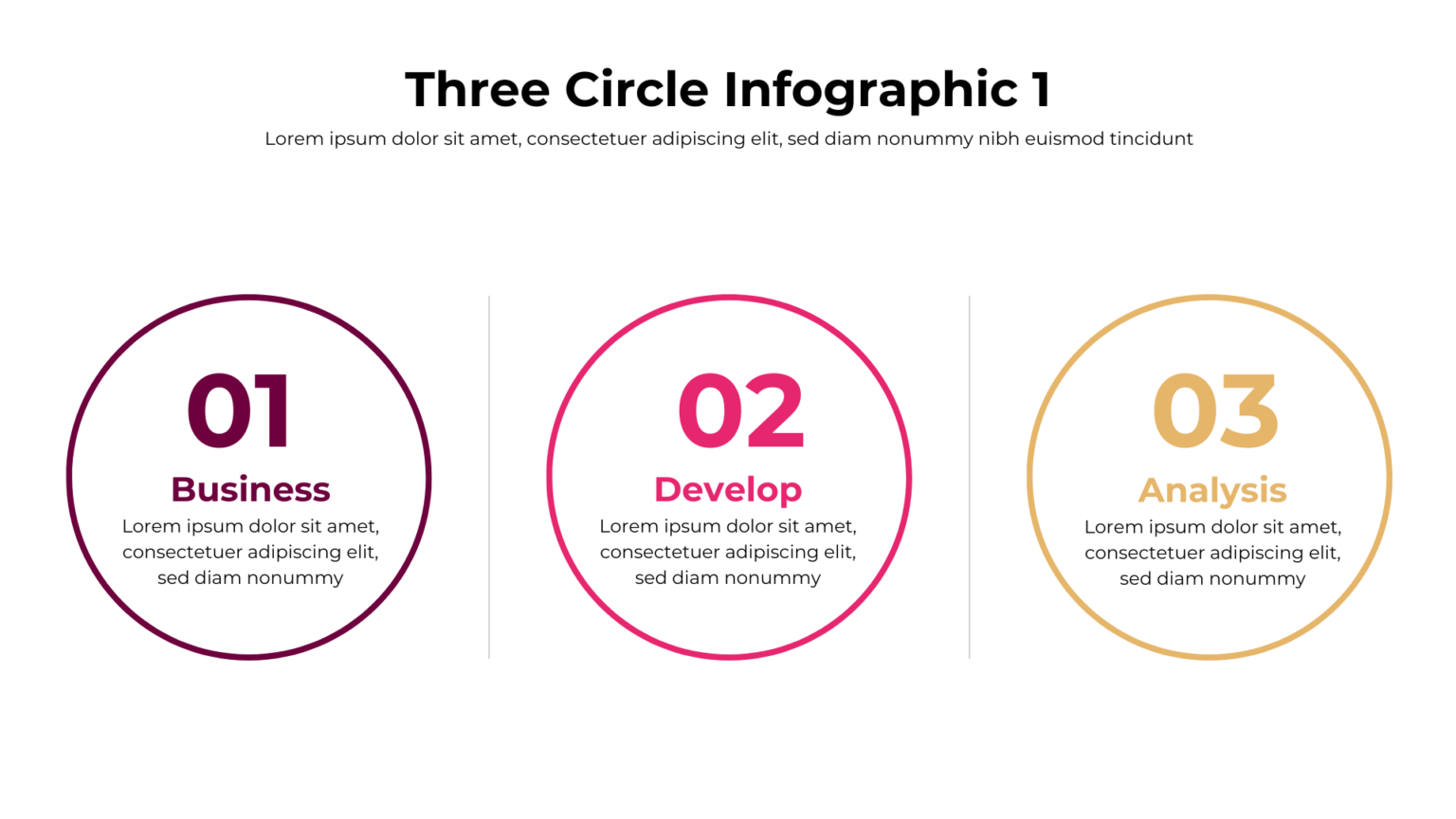 Circle Infographic Templates - Mighty Slide