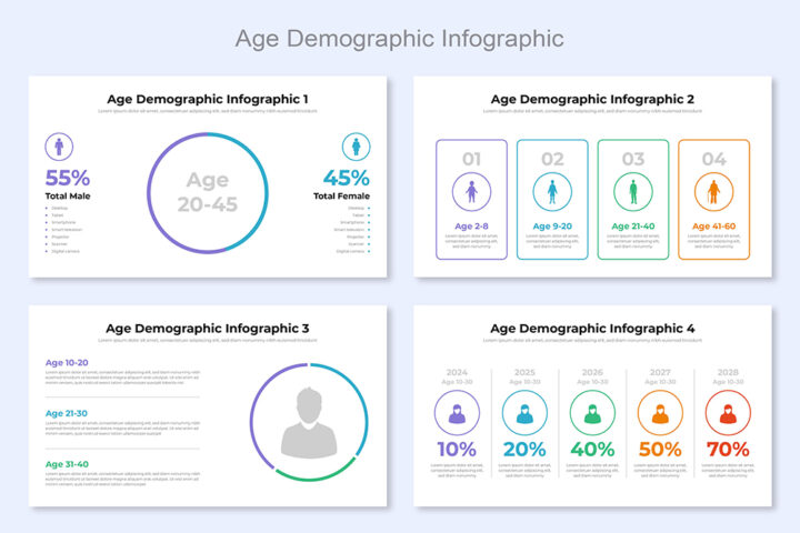 Age Demographic Infographic Template Mighty Slide Age Demographic Infographic Template Mighty Slide