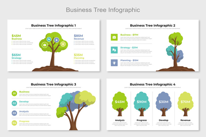 Business Tree Infographic Template - Mighty Slide