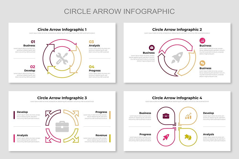 Circle Arrow Infographic