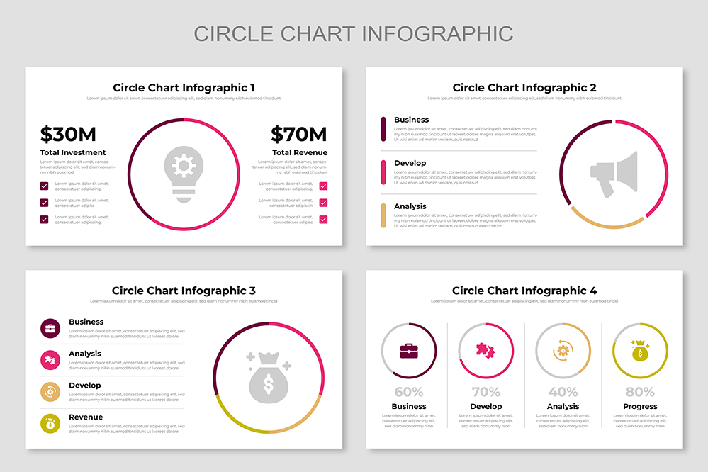 Circle Chart Infographic