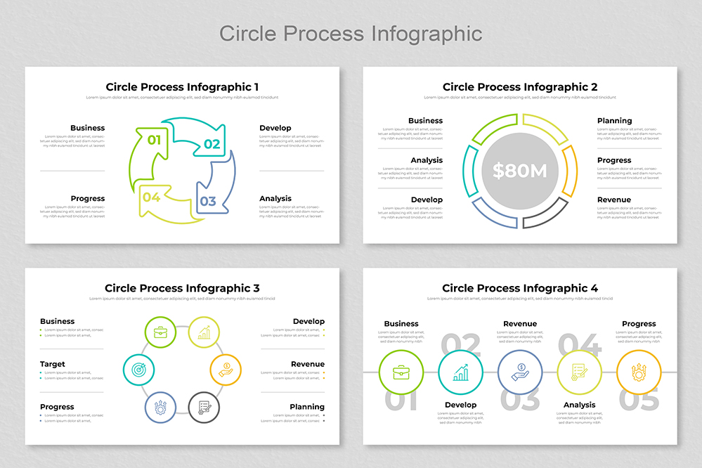 Circular Process Infographic