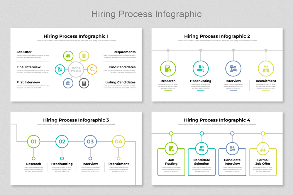 Hiring Process Infographic