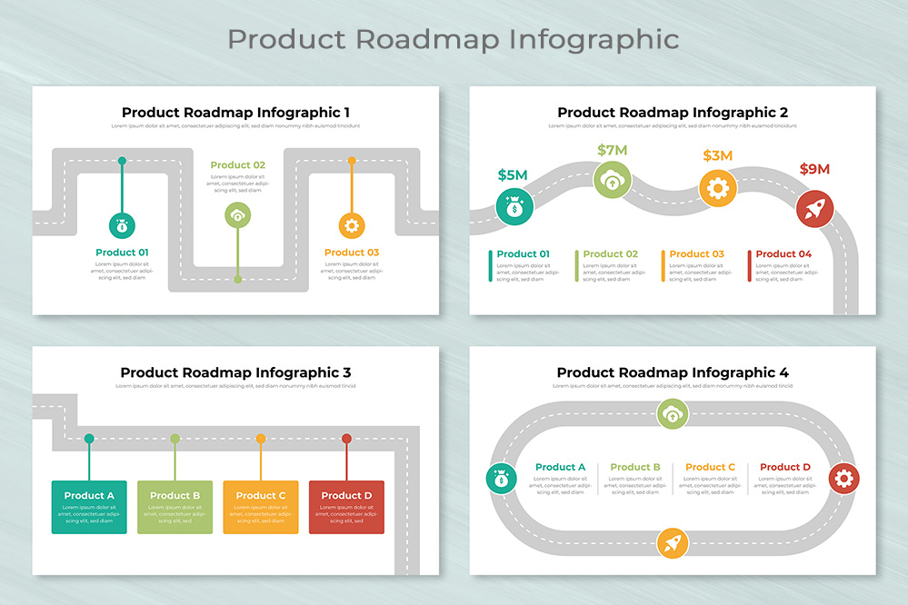 Product Roadmap Infographic
