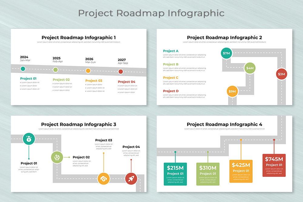 Project Roadmap Infographic