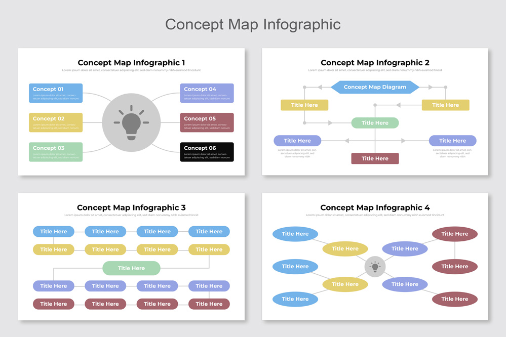 Concept Map Infographic Template
