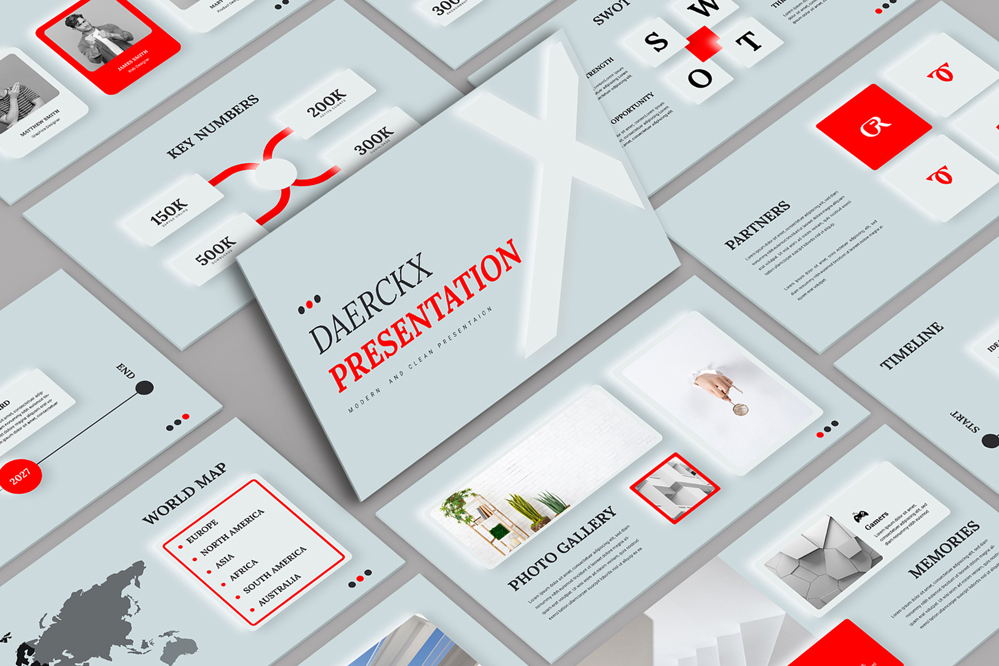 Modern & Clean Business PowerPoint Presentation Template