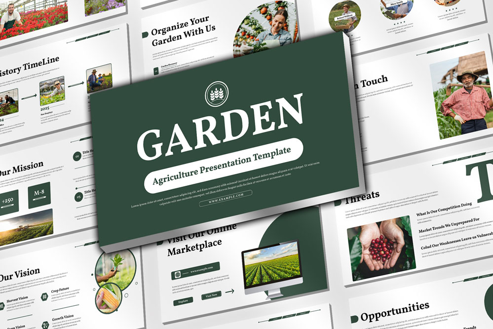 Creative Agriculture PowerPoint Presentation Template